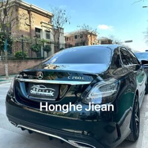 Mercedes - Benz C Transparent Black - Bottom Tail Lights, Meticulously Crafted from Original Components for Tail Light Upgrades