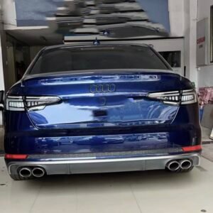 Custom Clear Taillights Assembly for Audi A4, OEM Style Upgrade
