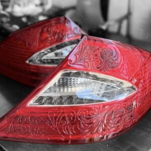 Original Mercedes CLS Taillight Engraving & Factory Part Processing