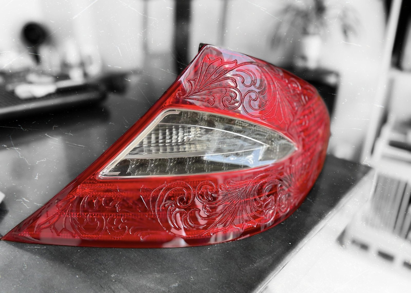 Original Mercedes CLS Taillight Engraving & Factory Part Processing - Image 5