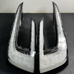 Tesla Model 3 White Base Taillight Decorative Carving Cover