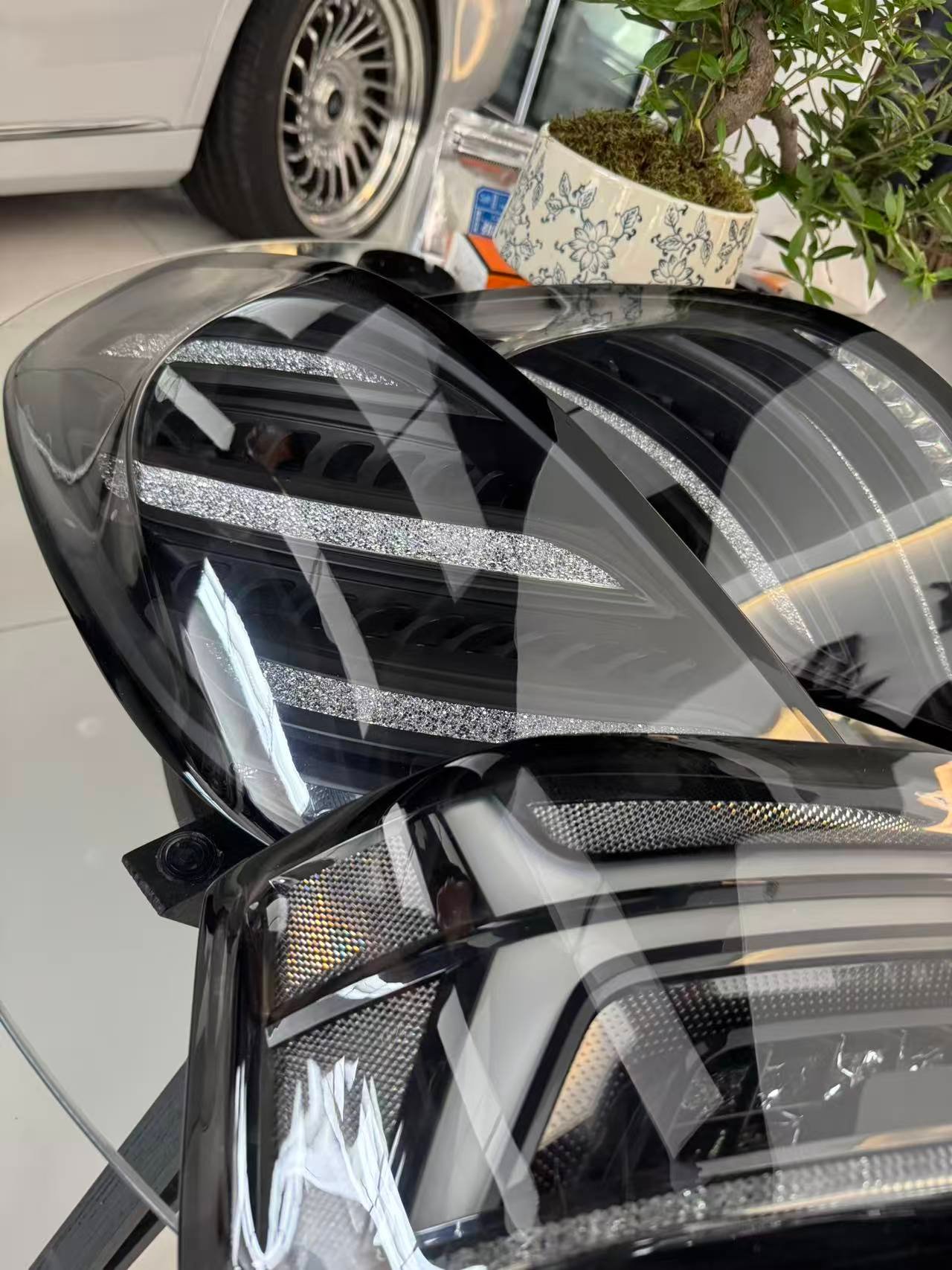 Full Range Mercedes S-Class Custom Modified Clear Taillight Assembly - Image 5