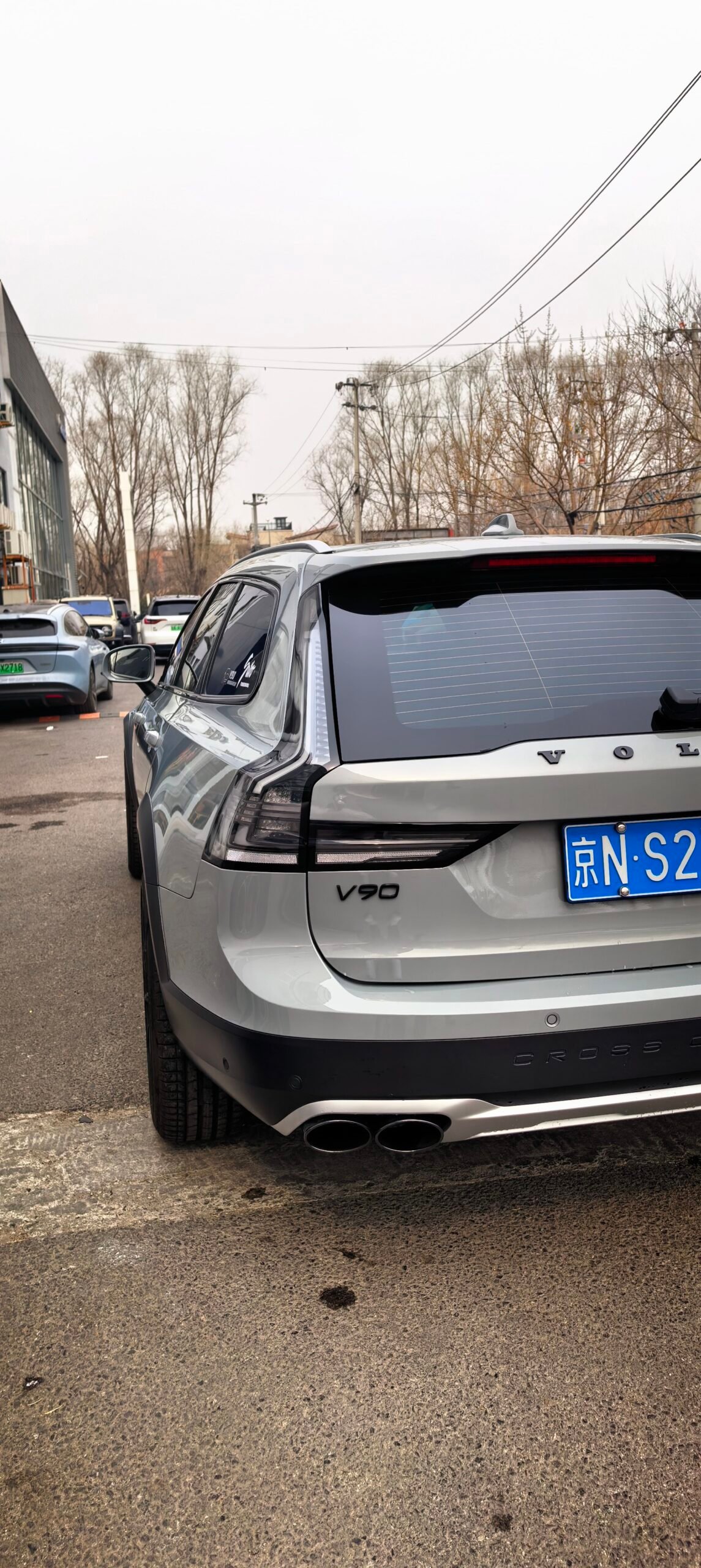 Volvo V90 Custom Clear White Rear Tail Light Assembly - Image 2