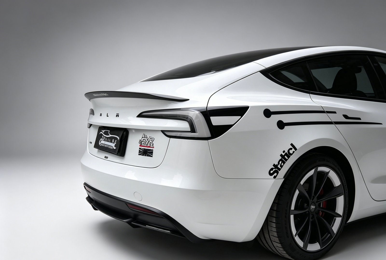 Tesla Model 3 New White Background Taillights - Image 3