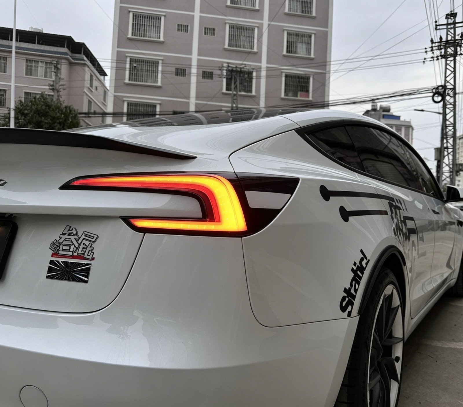Tesla Model 3 New White Background Taillights - Image 4