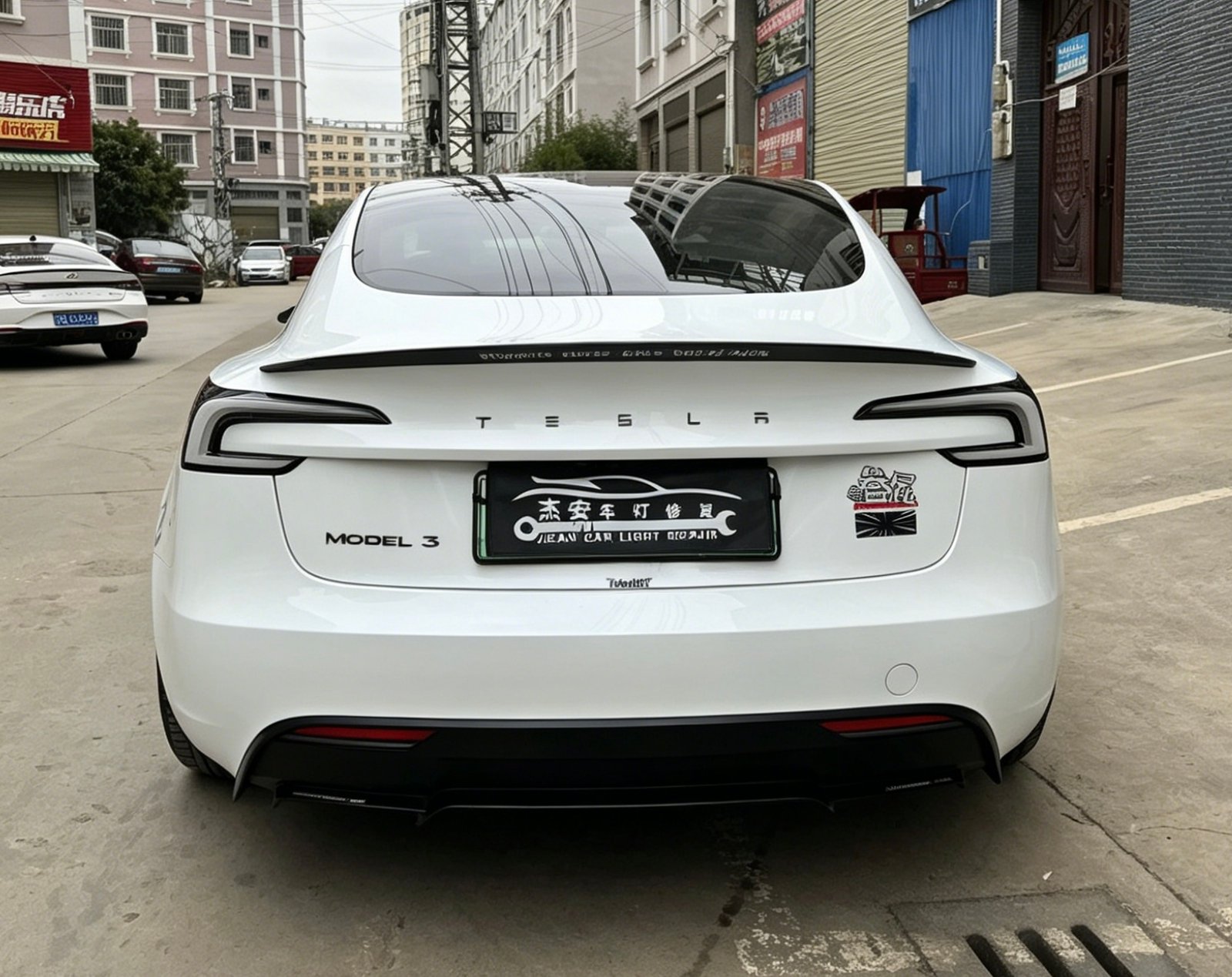 Tesla Model 3 New White Background Taillights - Image 5