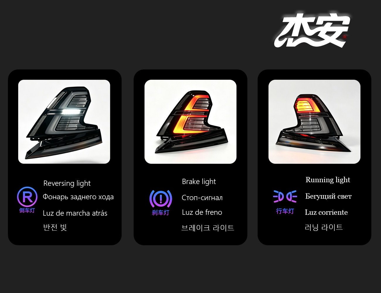 Volvo S60 Clear LED Taillights - Image 3