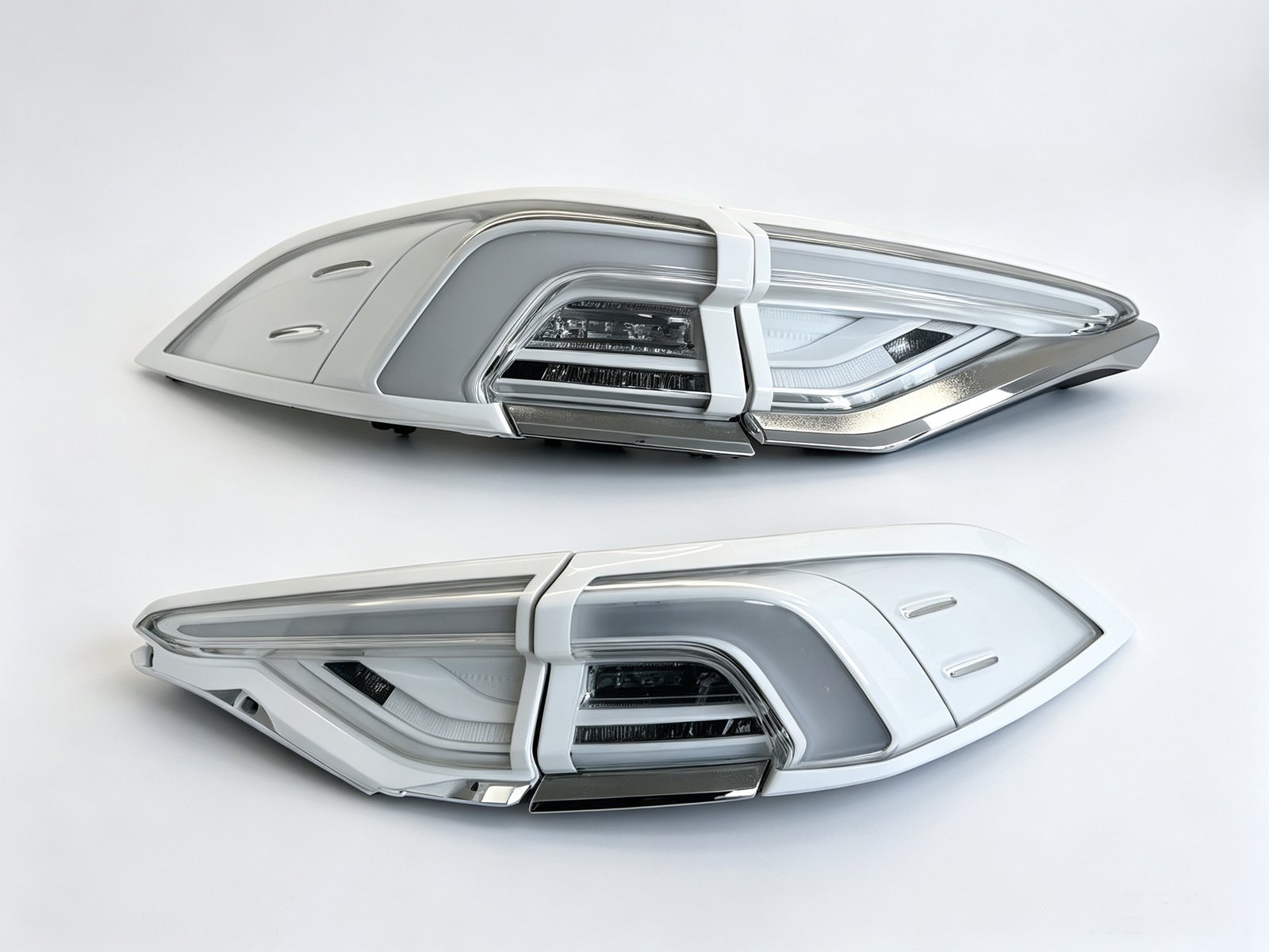 Toyota Corolla Clear LED Taillights Modified Rear Lamps - Image 2