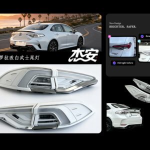 Toyota Corolla Clear LED Taillights Modified Rear Lamps