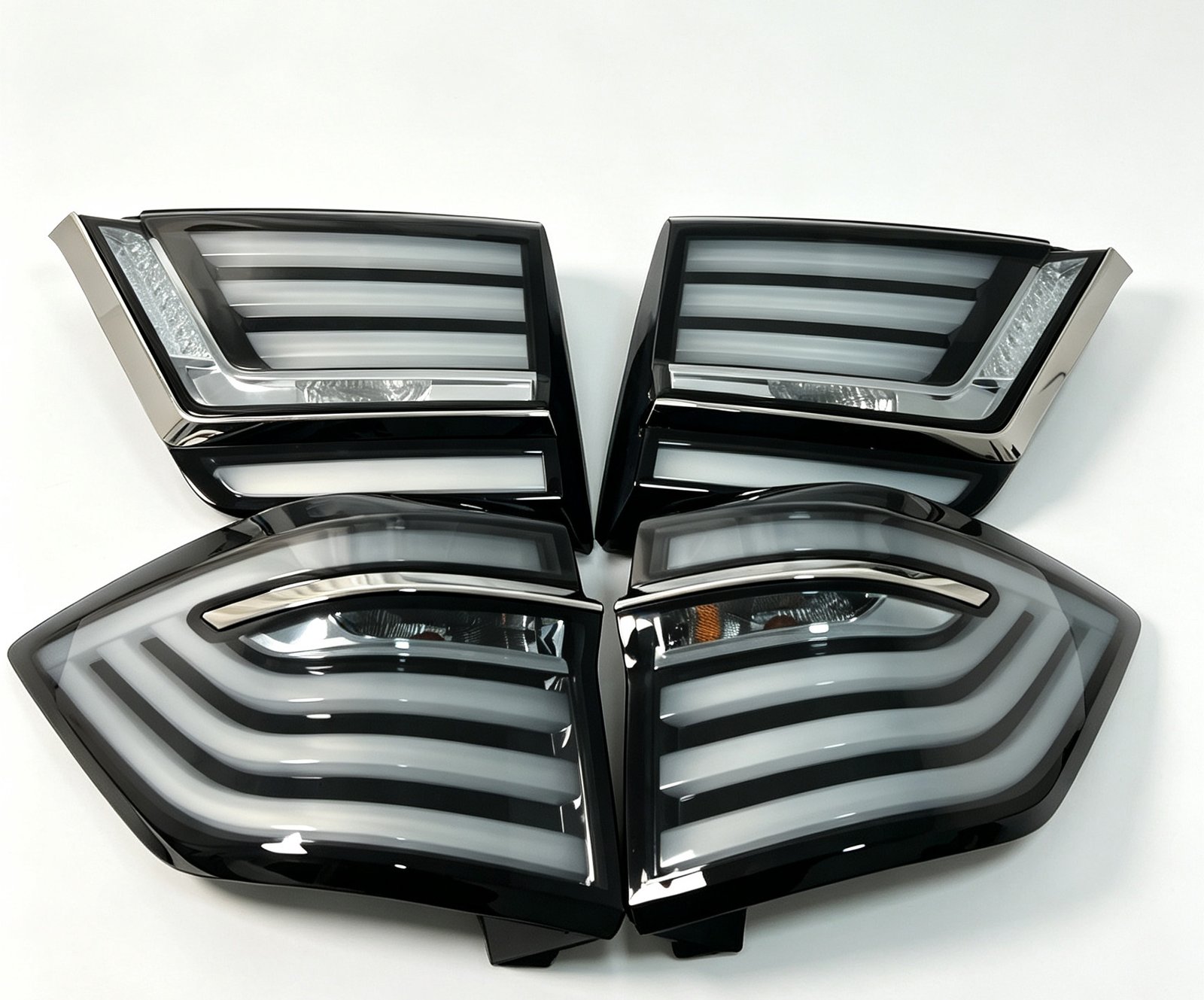 Honda Elysion Smoked LED Taillights Modified Rear Lamps - Image 3