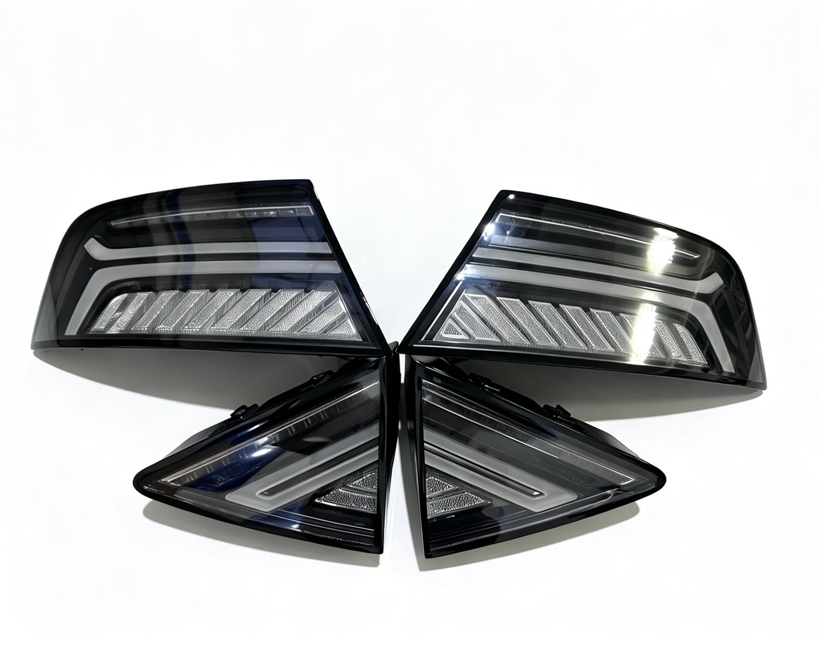 Clear Venom Style LED Taillights Assembly For Audi A7 Upgrade Rear Tail Lamp - Image 6