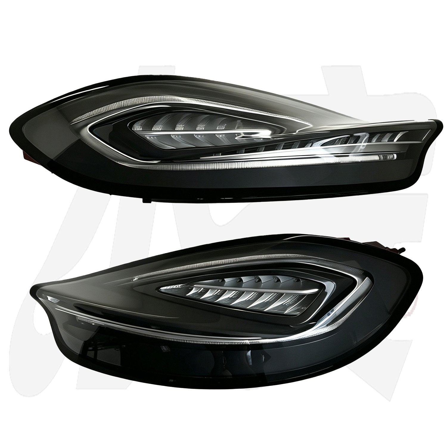 Modified Clear LED Tail Light Assembly For Porsche 981 - Image 5