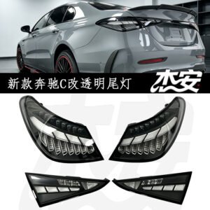 Mercedes‑Benz C‑Class W206 Aftermarket Custom Clear LED Tail Light Assembly