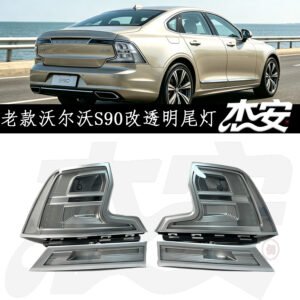 Modified Clear Black Housing Tail Lamp Assembly Fit for Volvo S90 Replacement Taillights