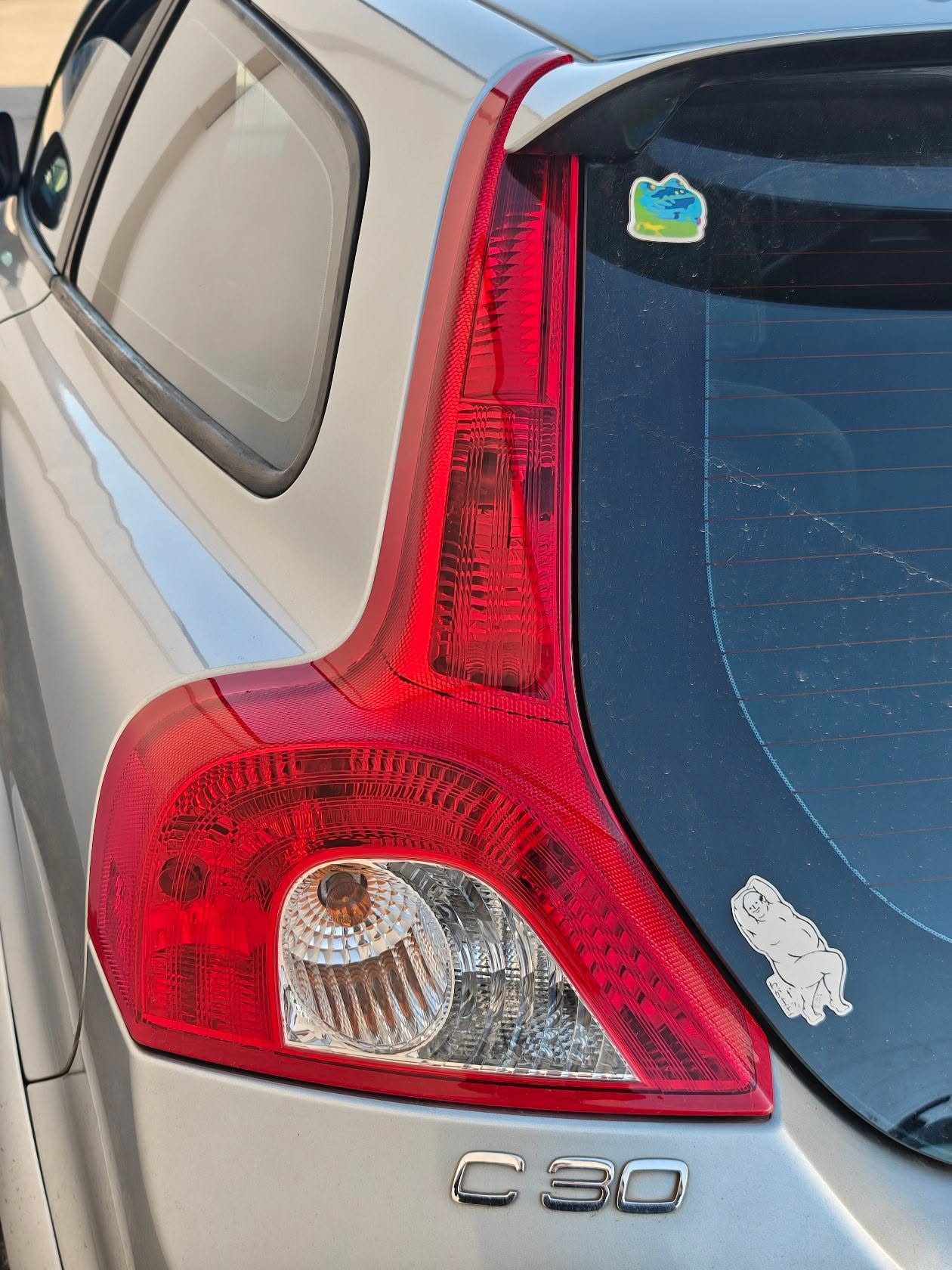 Custom Clear Lens Tail Light Assembly Replacement For Volvo C30 Modified Rear Lamp