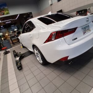 Clear White Tail Light Assembly For Lexus IS200t, Modified Rear Taillight Replacement